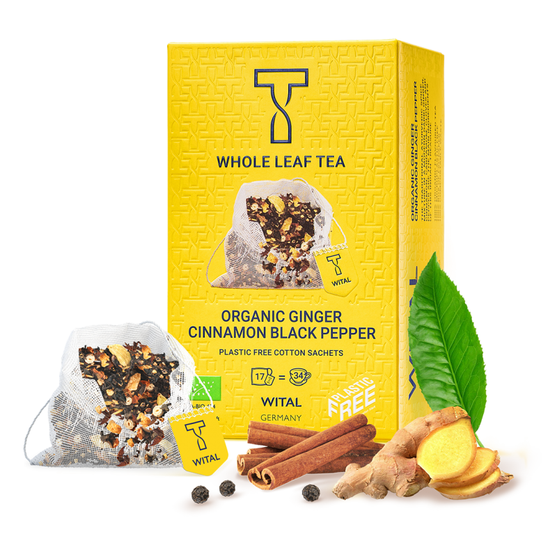 ORGANIC GINGER CINNAMON BLACK PEPPER