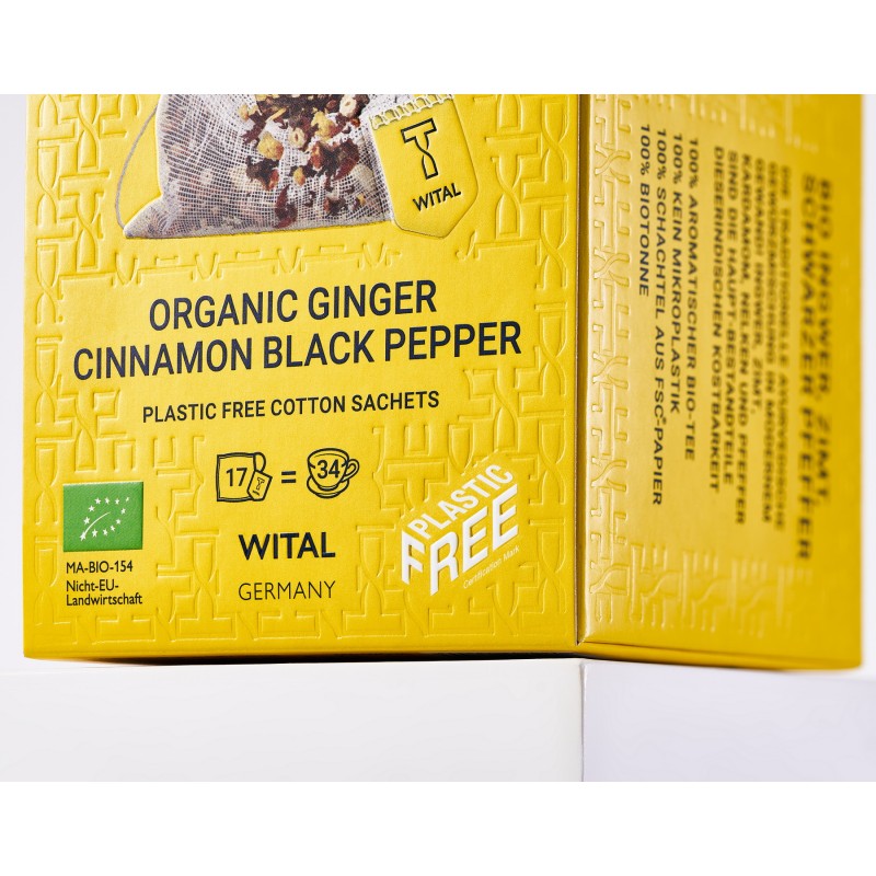 ORGANIC GINGER CINNAMON BLACK PEPPER