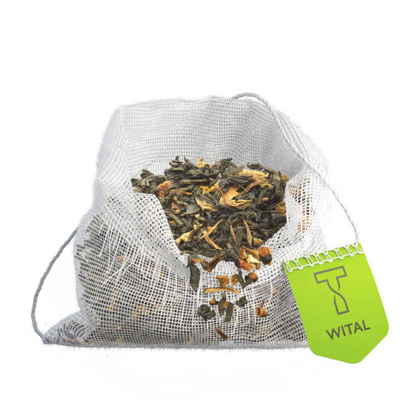  ORGANIC GREEN TURMERIC ORANGE TEA